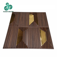 Nouveaux Panneaux Muraux en PVC 3D Effet Miroir 2026 – Décoration Intérieure Anti-humidité pour Plafond, Design Circulaire