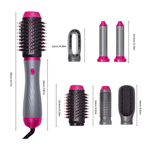 Brosse sèche-cheveux luxueuse et appareil à air chaud, accessoires multi-styler pour des résultats de qualité en salon - Product Image 6