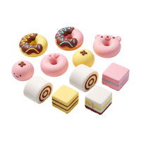 Jouet Squishy en PU à Remontée Lente, Anti-Stress, Modèle Alimentaire Doux, Jouet de Décompression, Cadeau de Fête pour Enfants, Vente en Gros