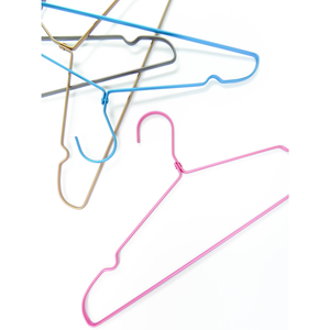 Colorful Blue Bundle Household Laundry Drying Rack Space Saving Anodized Aluminum Alloy Clothes <b>Hanger</b> - Product Image 2