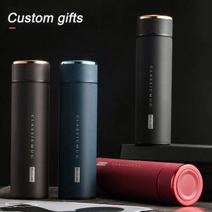 Corporate <b>Bottle</b> Gift Box Set Temperature Smart Water Cup 304 Stainless Steel Thermos Display <b>Flask</b> Business Gift Cup Wholesale - Product Image 1