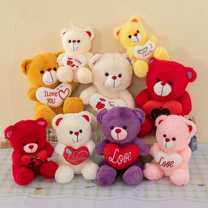 Peluche Ours Amoureux Direct Usine, Cadeau Saint-Valentin, Vente en Gros, Personnalisation, Faible MOQ, Offre Spéciale pour Couples - Product Image 1