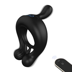 Anillo de bloqueo, amortiguador masculino, anillo para el prepucio, actualización de producto para adultos, versión con control remoto - Product Image 4