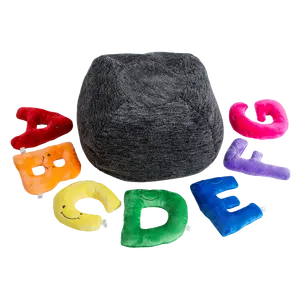 CPC Free sample of custom plush toy OEM/ODM The Alphapals Rainbow Set - a comfy seat full of wonder and play