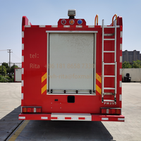 Camion de pompiers chinois résistant de HOWO 6*4 8*4 pour la lutte contre l'incendie de canon à eau de sauvetage 20-30 tonnes Max. Hauteur de travail 65m Capacité du réservoir>