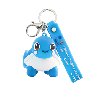 Soft 3D PVC Anime Keychains Custom Logo Custom Color Freeform Technique-Durable Design 2-4mm Thickness Promotional Gifts
