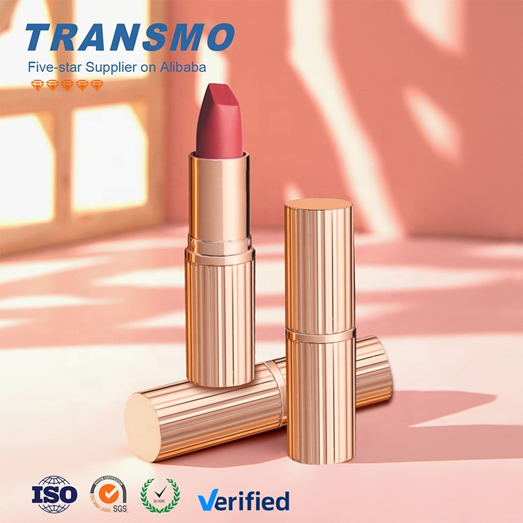 Качественный изготовленный на заказ футляр для губной помады пустая упаковка футляр для губной помады алюминиевый контейнер Футляр для губной помады