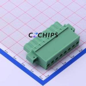 KF2EDGKAM-5.0-8P Plug-in Terminal Block P=5mm Connector Plug Screw Fixing 1x8P 5mm - Product Image 2