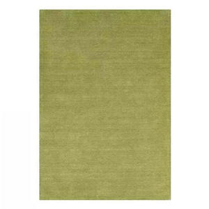 Tapis contemporain en laine tuftée à la main, vert uni, fait main, doux, durable, taille sur mesure, tapis moderne. - Product Image 5