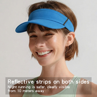 Gorra Deportiva de Secado Rápido para Golf, Playa, Running, Ciclismo, Tenis, con Visera Corta, Reflectante, Ajustable, para Mujer, con Logotipo Personalizado