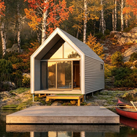 Casa Prefabricada de Acabado de Lujo, Estructura LGS Móvil, Cabaña, Mini Casa Tipo Cápsula, con Certificación Estándar AU NZ US EN