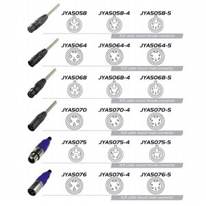Adaptateurs de couplage noirs, fiches et prises de câble audio, connecteur <span class=keywords><strong>Speakon</strong></span> mâle vers RCA mâle - Product Image 3