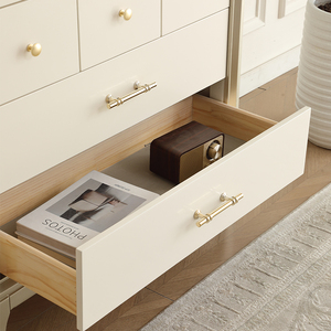 Cajones de moda caliente Mueble de TV alto <span class=keywords><strong>blanco</strong></span> Mueble de esquina de sala de estar de lujo moderno <span class=keywords><strong>Aparador</strong></span> Gabinete de madera maciza - Product Image 4