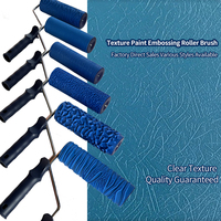 Rouleau de peinture à effet relief de haute qualité pour créer des motifs texturés et artistiques sur les revêtements muraux