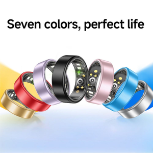 Bague Intelligente Sept Couleurs R88 pour Couples, Moniteur <span class=keywords><strong>de</strong></span> Fréquence Cardiaque et <span class=keywords><strong>de</strong></span> Sommeil, Étanche 5ATM, Suivi <span class=keywords><strong>de</strong></span> Santé, <span class=keywords><strong>Anneaux</strong></span> en Alliage - Product Image 1