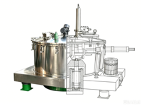 Centrifuge Sedimentasi Tertutup Penuh 800mm Keranjang Tunggal Baja Tahan Karat Pelindung Nitrogen Pemisah Sentrifugal Organik