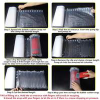 Rouleau de colonnes d'air flexibles en mousse PE GRS anti-perforation robuste, taille personnalisée, pour emballage de protection et logistique