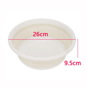 Lavabo plegable portátil Lavabo de plástico plegable de viaje para estudiantes Hogar Tamaño pequeño para cestas de almacenamiento de dormitorio - Product Image 4