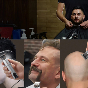 Cortadora de Pelo Profesional Inalámbrica para Hombre, Recortadora de Barba Eléctrica, Afeitadora Recargable, Kit de Corte de Pelo para Barbería - Product Image 3