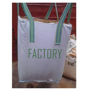 1 Tonne FIBC Big Jumbo Bag Flat Bottom Discharge Super Sack For Sand With Load Capacity 1500kg 1000kg Big Bag