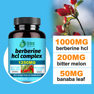 Best Selling ODM Berberine HCL Complex Capsules Dietary <b>Supplement</b> Promote Weight Loss Function and Support Metabolism Levels - Product Image 3