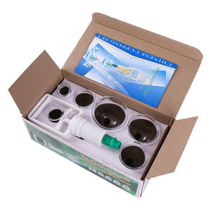 6 xícaras de 6 diferentes tamanhos pressão negativa <span class=keywords><strong>cupping</strong></span> tipo de sucção muscular massagem terapêutica Meridian regulamento e relaxamento - Product Image 2
