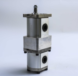 CBGj1050/1032 1st:50ml/r & 2st:32ml/r Displacement Double Hydraulic Cast <b>Iron</b> Gear Pump - Product Image 5