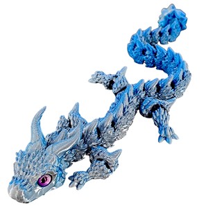 Figura de Juguete de Dragón con Cuernos Blindados, Estatuas con Movimiento Conjunto de 30cm, Versión Coreana, Papel Impreso en 3D Creativo, Regalo Unisex - Product Image 2