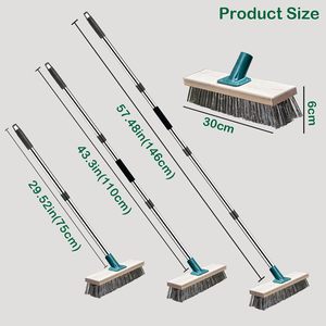 <span class=keywords><strong>Brosse</strong></span> à fil métallique en acier inoxydable avec long manche, <span class=keywords><strong>brosse</strong></span> de nettoyage pour terrasse, <span class=keywords><strong>brosse</strong></span> à récurer le sol pour l'extérieur, <span class=keywords><strong>brosse</strong></span> à mousse pour l'extérieur - Product Image 2