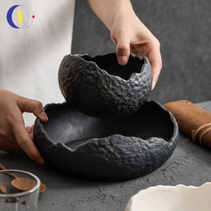 Modern Creative Uniquely Designed Irregular Porcelain Bowl White Ceramic <b>Soup</b> Bowl Shaped Irregular Creative Fruit Salad Bowl - Product Image 3