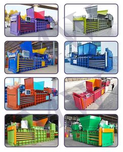 Prensa de Cartón Semiautomática Industrial, Prensa Hidráulica Horizontal para Papel y Botellas de Plástico - Product Image 4