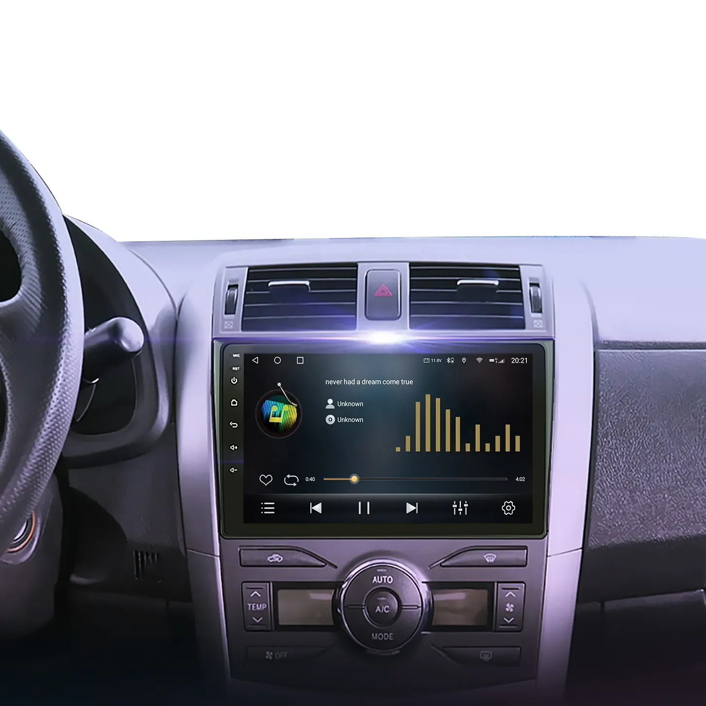 トヨタカローラ2009-2013カーステレオラジオ用9インチAndroidフルタッチスクリーンヘッドユニットオートラジオGPSナビゲーション