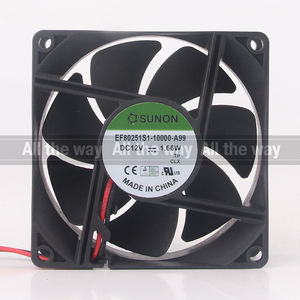 NOUVEAU Original SUNON 5V 24V 48V DC12V 1.66W EC AC 80X80X25MM 8CM 8025 Double Roulement À Billes Onduleur EF80251S1-10000-A99 Ventilateur De Refroidissement - Product Image 2