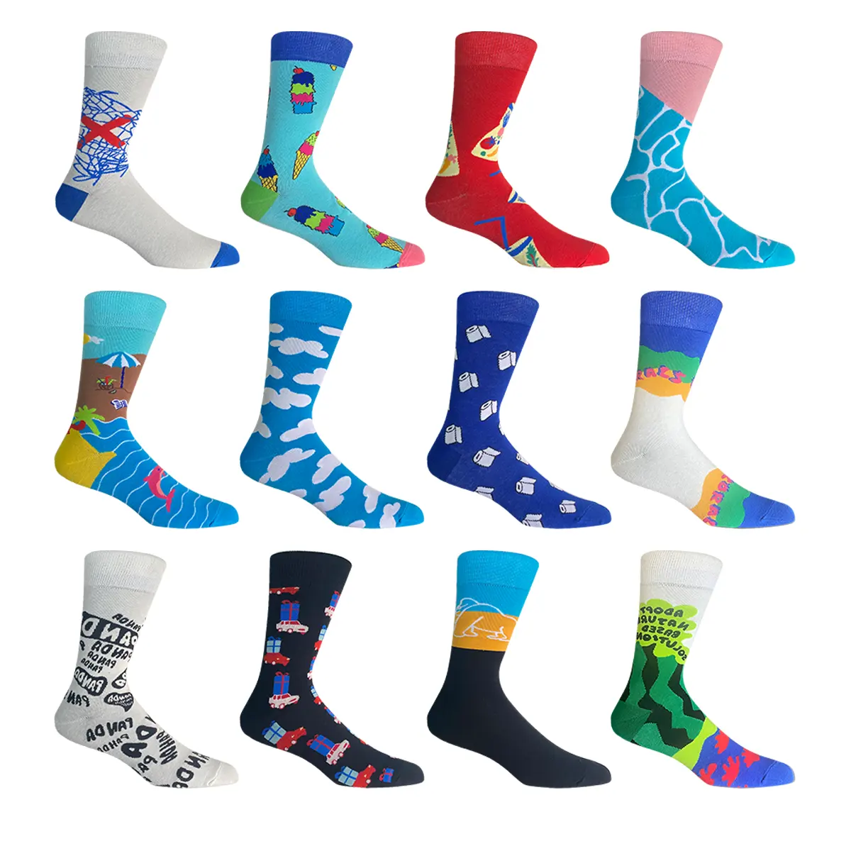 Whale Neue Designs Bunte Männer Frauen Happy Socks Bequeme Mode Ins Hot Sell Beliebte Baumwoll socken