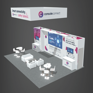 Stand <span class=keywords><strong>de</strong></span> Exhibición Modular Reutilizable y Ecológico <span class=keywords><strong>de</strong></span> Aluminio con Caja <span class=keywords><strong>de</strong></span> Luz SEG <span class=keywords><strong>de</strong></span> 3 Lados, Stand <span class=keywords><strong>de</strong></span> Exhibición Personalizado Ligero y Portátil para <span class=keywords><strong>Ferias</strong></span> Comerciales - Product Image 2