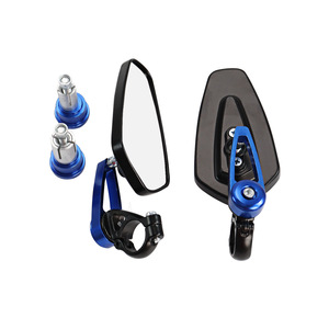 Durable Universal Fit <b>Side</b> Mirrors for Various Motorcycles with Anti-Glare Coating and Quick Release - Product Image 2