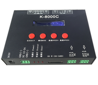 Contrôleur LED programmable adressable RGB RGBW RGBIC RGBWIC K-8000C Carte SD 8 ports Sortie de signal SPI maximum de pixels