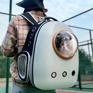 Factory Direct Pet <b>Cat</b> <b>Backpack</b> Carrier Solid Design Breathable Ventilation Zipper Dog Friendly for Outdoor Hiking Traveling - Product Image 5