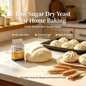 <span class=keywords><strong>Levadura</strong></span> Seca de Grado Alimenticio Baja en Azúcar, Sin Necesidad de Preactivación, para la Elaboración de Baguettes y Alimentos al Vapor - Product Image 1