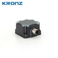 KRONZ Tête de lecture et d'écriture RFID carrée avec lecteur RS-485 13.56MHz Affichage LED 5Pin M12 A Connecteur mâle codé Tête de lecture et d'écriture HF