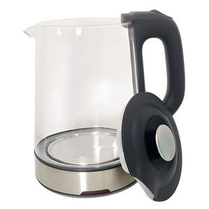 Bouilloire électrique avec corps en verre borosilicate, protection anti-chauffe à sec et anti-surchauffe pour usage domestique, extérieur et garage KE04007 - Product Image 2