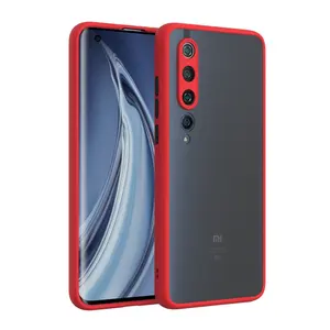 手机壳工厂半透明磨砂后盖软TPU PC手机配件Xiaomi Mi 10 Redmi 10X Pro Note 9 K30 CC9e