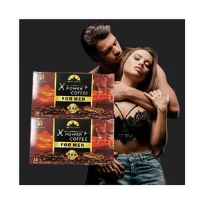 Winstown OEM Boost Energy X Power Coffee Men's Kidney Maca Coffee Instant Black Private Label Male Vitality Coffee