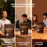 Café instantané de l'Himalaya en poudre, marque privée, café au shilajit, puissance masculine, mélange de café au shilajit en poudre