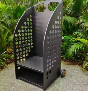 Le chariot à bois <span class=keywords><strong>de</strong></span> chauffage extra large peut contenir 2 cordes <span class=keywords><strong>de</strong></span> bûches. - Product Image 1