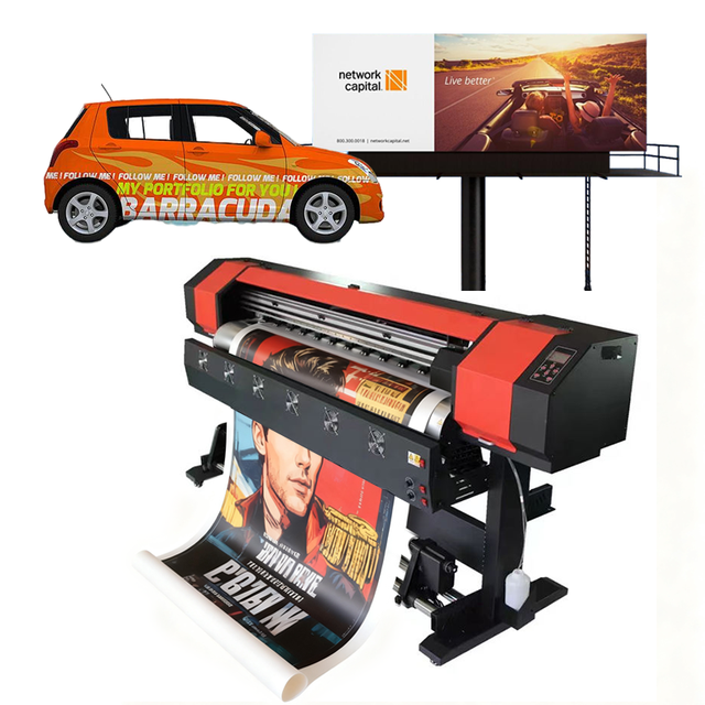 XBH High Speed I3200 XP600 Print Head Eco Solvent Sublimation Inkjet Label Printer for Bulk Sticker Store Signage Manufacturing