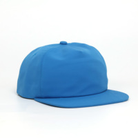 5-delige op maat gemaakte logo-borduurpatch sport pet met ongestructureerde snapback sluiting en effen petten