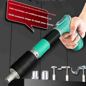 Pistola <span class=keywords><strong>Clavadora</strong></span> Manual Mini de Acero con Velocidad Ajustable, Herramienta de Fijación Portátil <span class=keywords><strong>para</strong></span> Concreto y Paneles de Yeso - Product Image 1