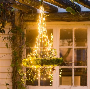 2M 200LED Cola de caballo Árbol de Navidad Cadena de luces Brillo Cobre LED para fiesta Boda Plug-In Guirnalda de luces de Navidad - Product Image 2