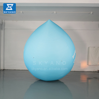 Ballon gonflable géant pour gouttelettes d'eau avec motif personnalisé